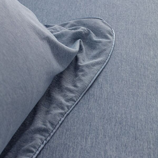 İlus Eenpersoons Bamboe Dekbedset - Blauw - 8