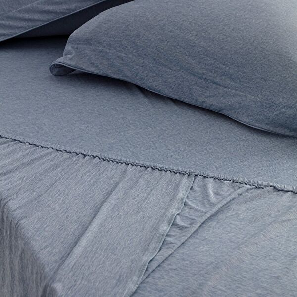 İlus Eenpersoons Bamboe Dekbedset - Blauw - 6