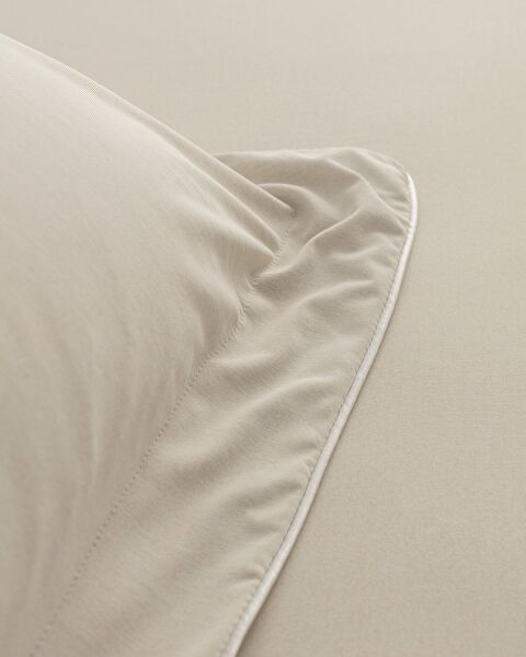 İlus Eenpersoons Bamboe Dekbedset - Beige - 8