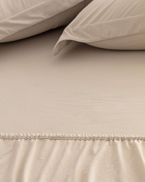 İlus Eenpersoons Bamboe Dekbedset - Beige - 6