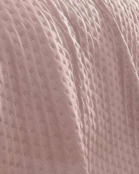 Rennes Tek Kişilik Yatak Örtüsü - Pudra - 4