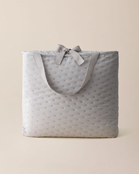 Rennes Tek Kişilik Yatak Örtüsü - Gri - 6