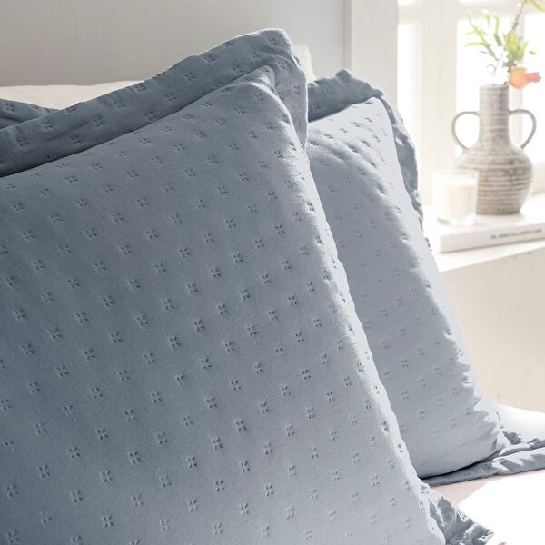 Rennes Tek Kişilik Yatak Örtüsü - İndigo - 2