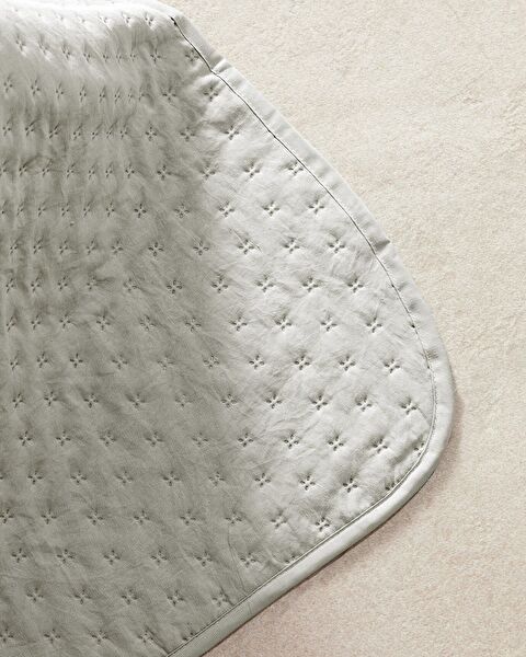 Rennes Tek Kişilik Yatak Örtüsü - Mint Yeşili - 5