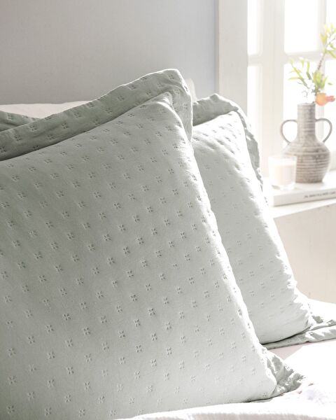 Rennes Tek Kişilik Yatak Örtüsü - Mint Yeşili - 2