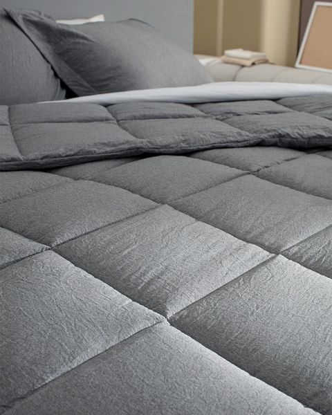 Meleni Einzelbettdecken-Set – Grau - 2