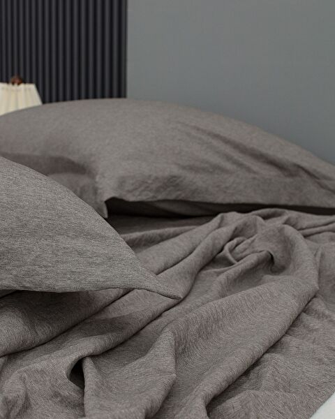 Meleni eenpersoonsdekbedset - bruin - 6