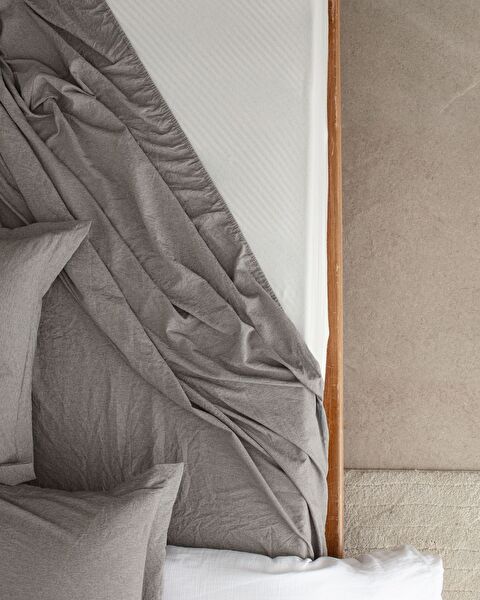 Meleni eenpersoonsdekbedset - bruin - 5