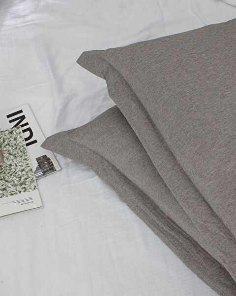 Meleni eenpersoonsdekbedset - bruin - 4