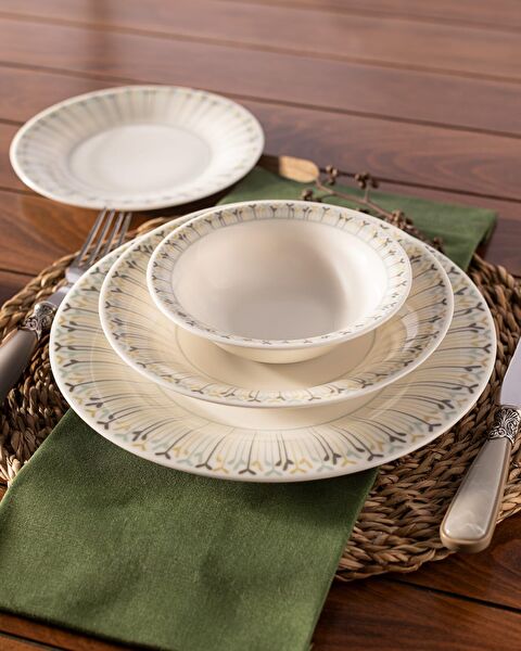 Service de table Alice 24 pièces pour 6 personnes - Bleu/Menthe - 3