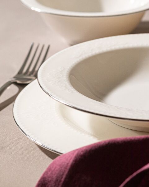 Relief Dinner Set 24 Pcs - 2