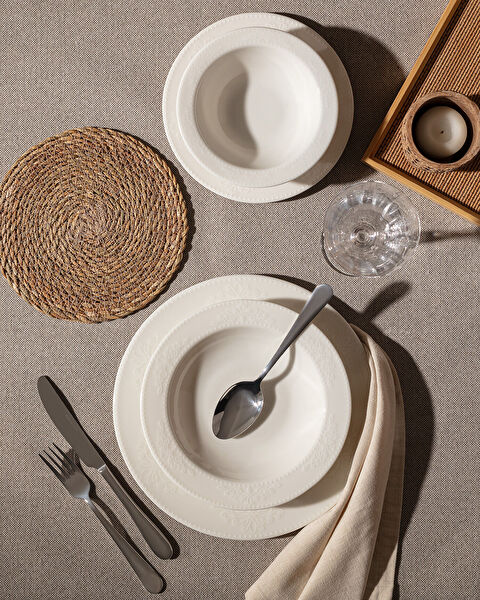 Relief Dinner Set 24 Pcs - 1