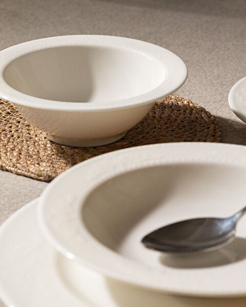 Relief Dinner Set 24 Pcs - 2