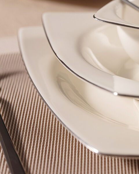 طقم عشاء إيثان 24 قطعة ذهبي/بلاتيني - 4