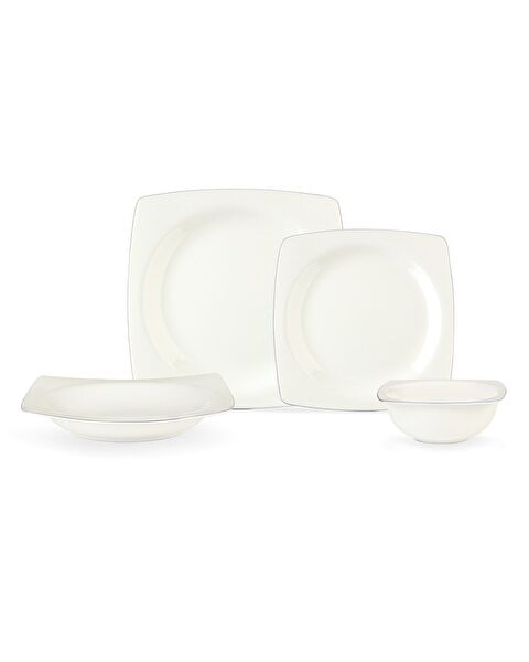 طقم عشاء إيثان 24 قطعة ذهبي/بلاتيني - 5