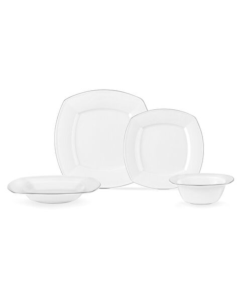 Noya 24 Parça Yemek Takımı Gold/platin - 5