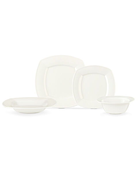 Noya 6 Kişilik 24 Parça Yemek Takımı - Beyaz - 5