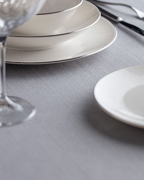 Allons 6 Kişilik 24 Parça Yemek Takımı - Beyaz/Silver - 2