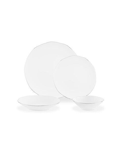 Collin 24 Parça Yemek Seti Gold/platin - 7