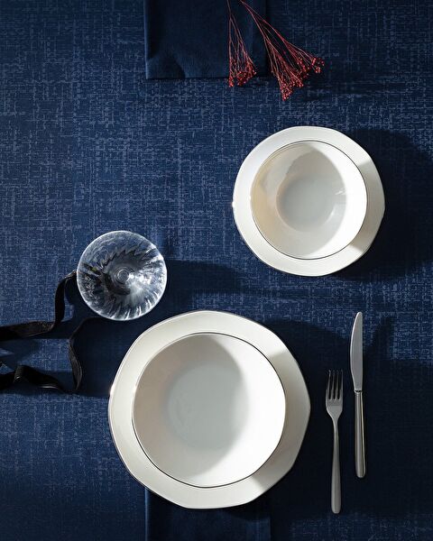 Collin 24 Parça Yemek Seti Gold/platin - 1