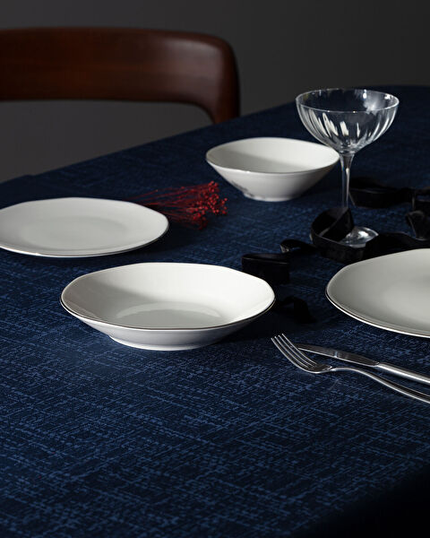 Collin 24 Parça Yemek Seti Gold/platin - 2