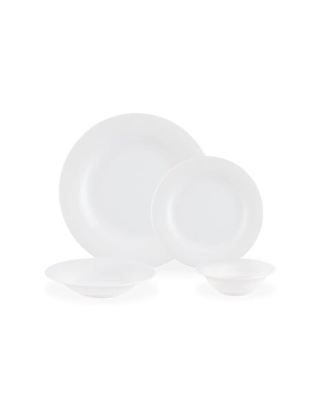 Dormir 6 Kişilik 24 Parça Yemek Takımı - Beyaz - 0