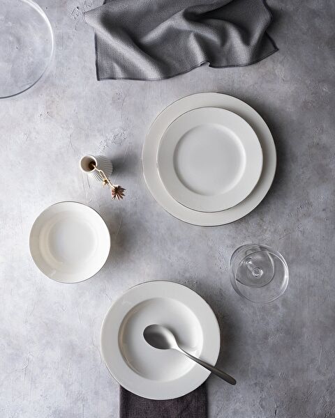 Galena 24 Parça Yemek Takımı Gold/platin - 0