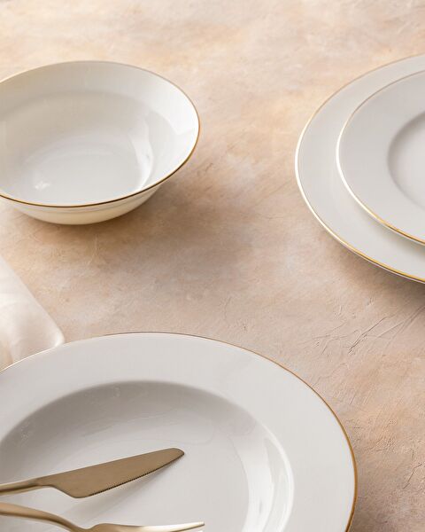 Galena 24 Parça Yemek Takımı Gold/platin - 2