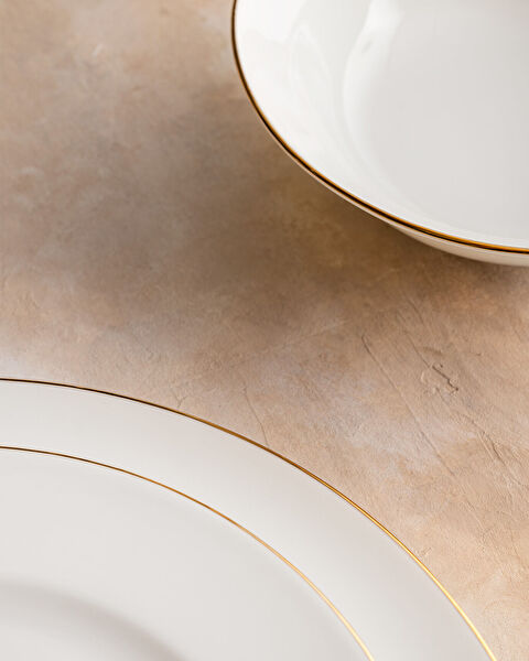 Galena 24 Parça Yemek Takımı Gold/platin - 4
