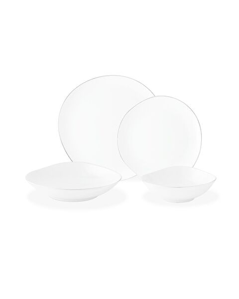 Bormio 24 Parça Yemek Takımı Gold/platin - 5