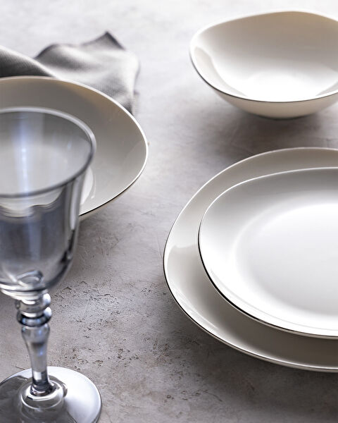 Bormio 24 Parça Yemek Takımı Gold/platin - 3