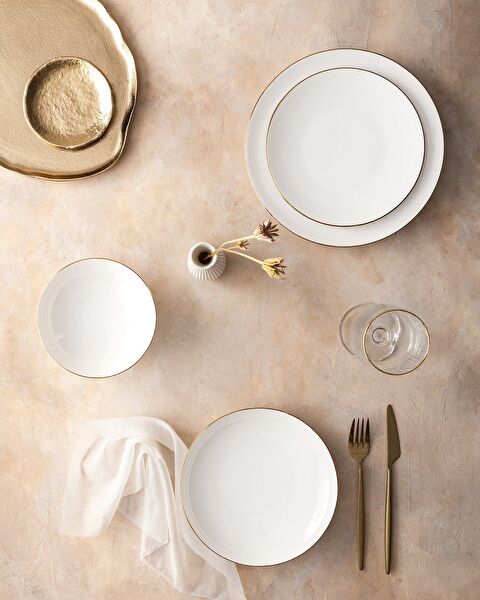 Ravello 24 Piece Dinner Set Gold/platinum - 0