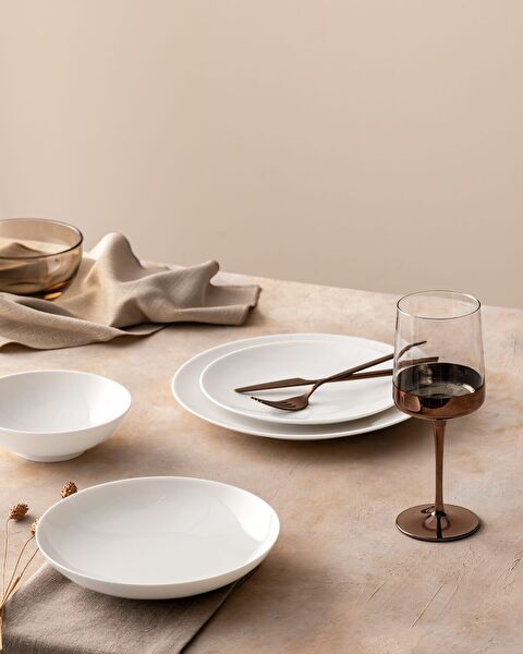 Ravello 6 Kişilik 24 Parça Yemek Takımı - Beyaz - 1