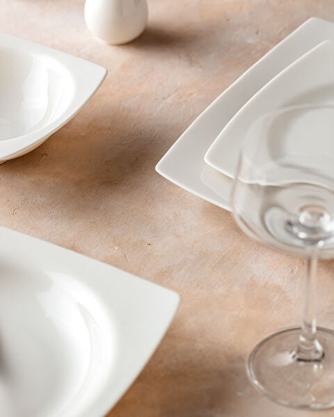 Nova 24 Piece Dinner Set for 6 People - White - 2