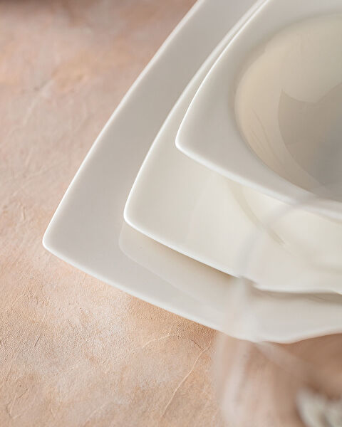 Nova 24 Piece Dinner Set for 6 People - White - 3