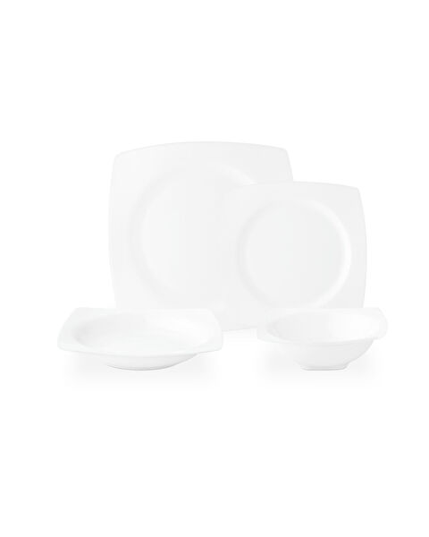 Nova 24 Piece Dinner Set for 6 People - White - 4