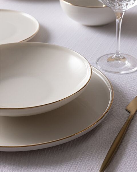 Mirage 24 Piece Dinner Set Gold/platinum - 2