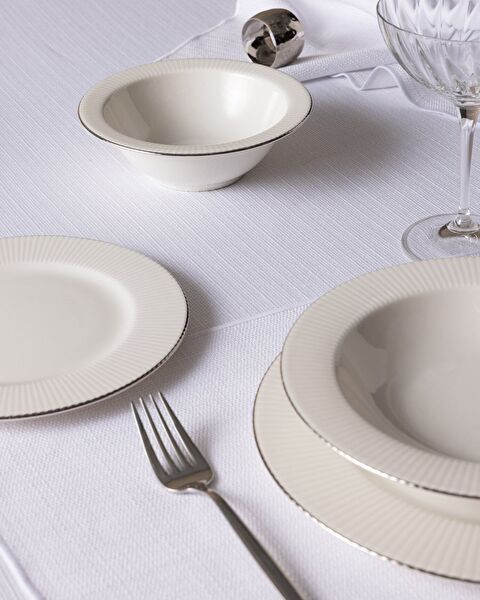 Grace 24 Piece Dinner Set Gold/platinum - 3