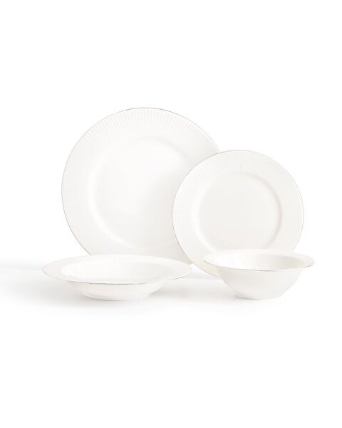 Grace 24 Piece Dinner Set Gold/platinum - 6