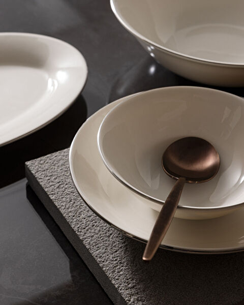 Helios 27 Parça Yemek Takımı Gold/platin - 5