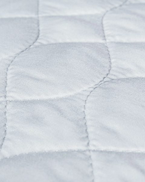 Matelas matelassé pour lit double Eleta - Blanc - 2