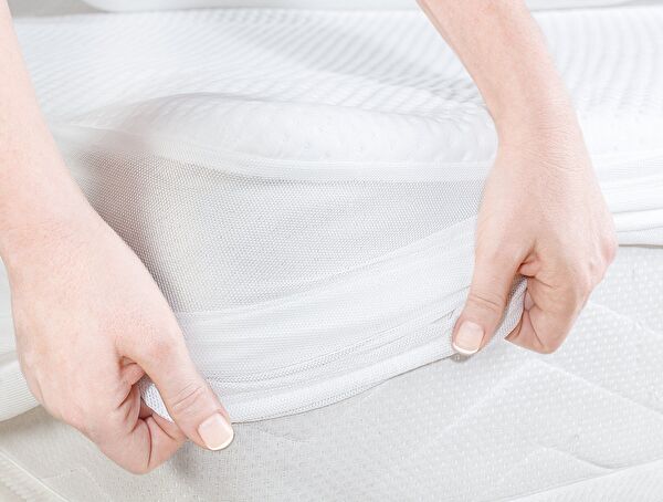 Clarte Waterdichte Matrasbeschermer voor eenpersoonsbed - Wit - 1