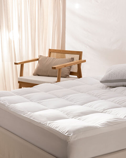 Angel Çift Kişilik Yatak Pedi - Beyaz - 0