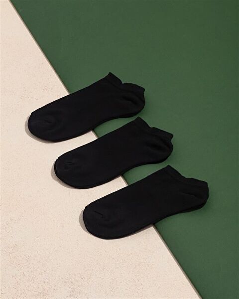 Derby Kadın 3-lü Patik Çorap - 0