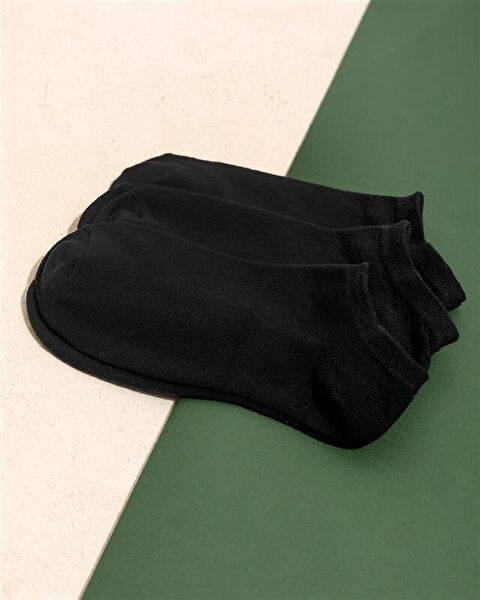 Derby Kadın 3-lü Patik Çorap - 1