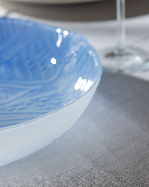 Delmare Large Decorative Bowl - Blue/White - 3