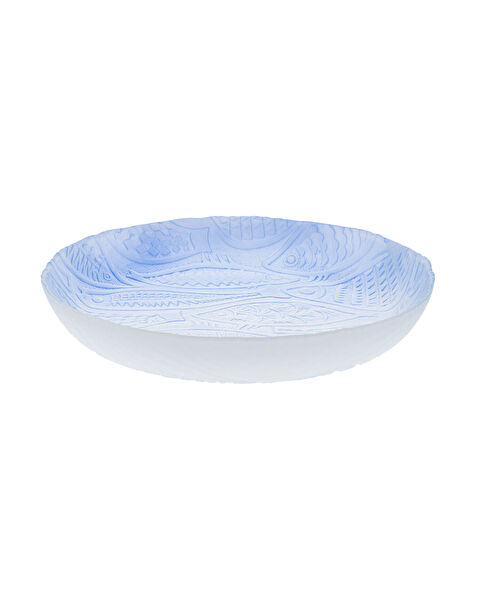 Delmare Large Decorative Bowl - Blue/White - 5