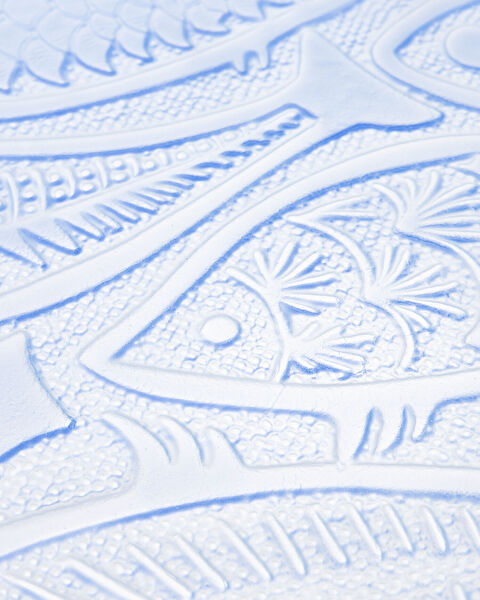 Delmare Large Decorative Bowl - Blue/White - 7