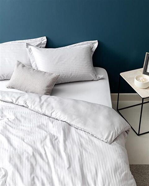 Elicia Ribbed Duvet Cover Set - 1