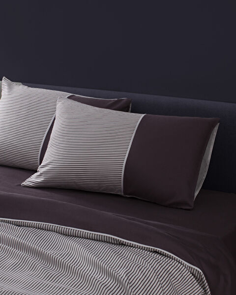 طقم غطاء لحاف ساتان مطبوع من ليل - 2